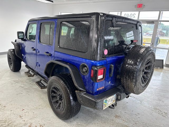 2019 Ocean Blue Metallic Clearcoat Jeep Wrangler Unlimited Sport S 4X4 SUV