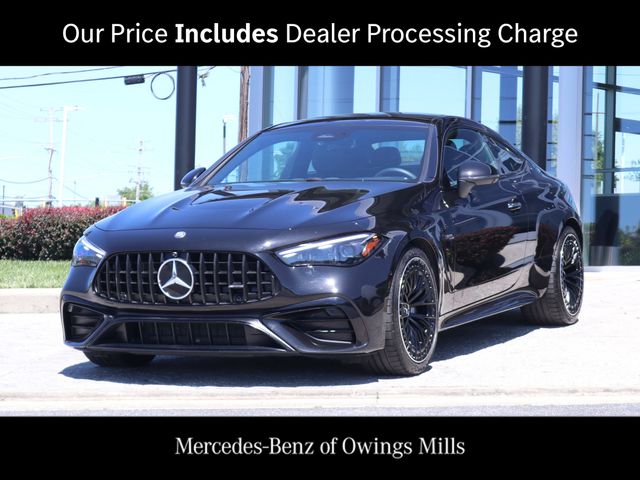 Obsidian Black Metallic 2025 Mercedes-Benz CLE Coupe All-Wheel Drive 9-Speed Automatic