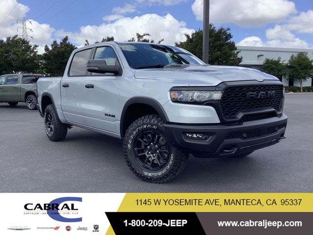 Silver 2026 RAM 1500 Pickup Truck Four-Wheel Drive 8-Speed Automatic