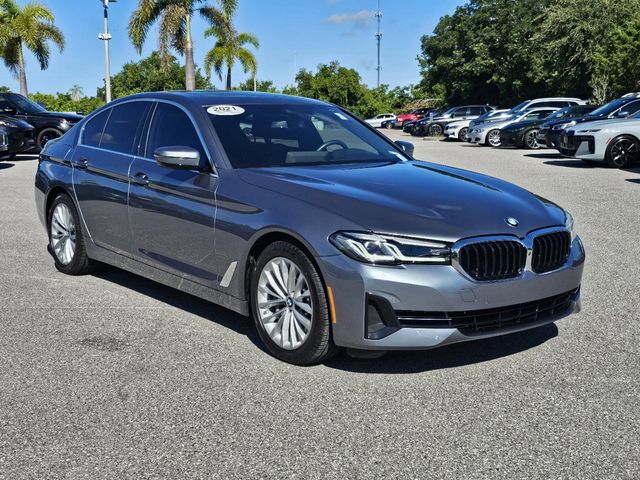 Certified 2021 BMW 5 Series 530i with VIN WBA53BH07MWX20683 for sale in Tampa, FL