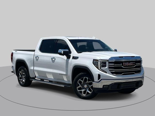 White Frost Tricoat 2022 GMC Sierra 1500 Pickup Truck Four-Wheel Drive Automatic