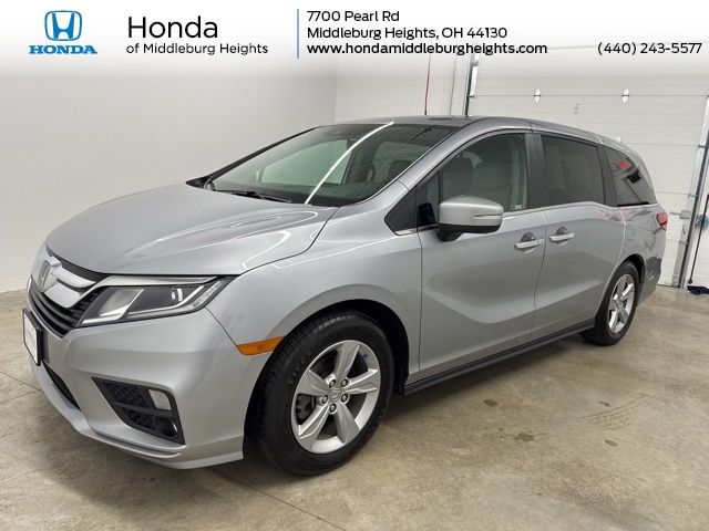 Silver 2019 Honda Odyssey EX-L FWD Minivan Front-Wheel Drive 9-Speed Automatic