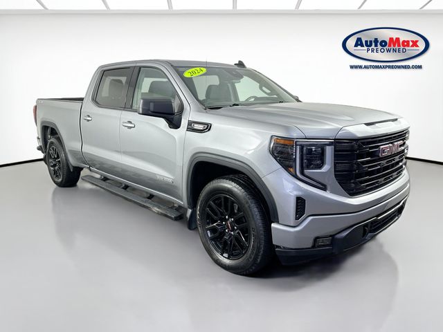 Sterling Metallic 2024 GMC Sierra 1500 Elevation Crew Cab 4WD Pickup Truck Four-Wheel Drive Automatic