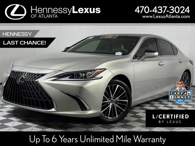 Brown (Moonbeam Beige Metallic) 2023 Lexus ES Sedan Front-Wheel Drive 8-Speed Automatic
