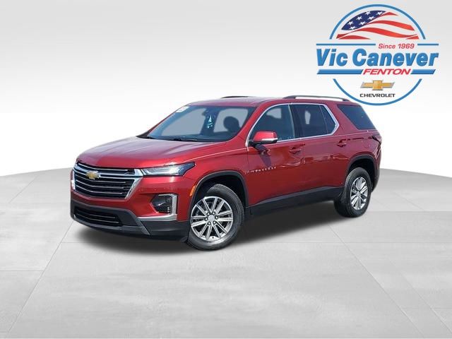 Radiant Red Tintcoat 2023 Chevrolet Traverse LT Cloth FWD SUV / Crossover Front-Wheel Drive 9-Speed Automatic