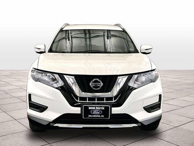 2018 Nissan Rogue SV White at Phil Fitts Ford