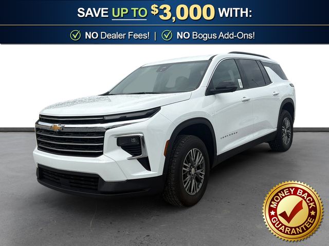 Summit White 2024 Chevrolet Traverse LT FWD SUV / Crossover Front-Wheel Drive 8-Speed Automatic