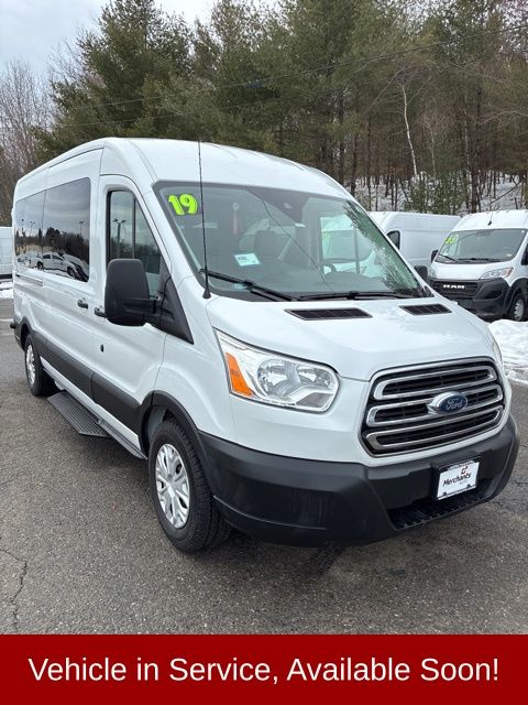 2019 Ford Transit Passenger 350 XLT Medium Roof LWB RWD with Sliding Passenger-Side Door