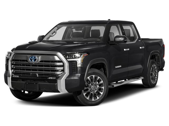 Black 2024 Toyota Tundra Hybrid Limited HV CrewMax Cab LB 4WD Pickup Truck Four-Wheel Drive Automatic