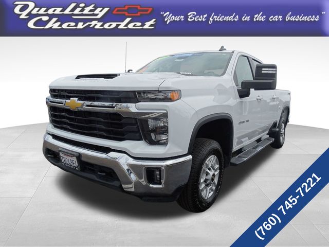 Summit White 2025 Chevrolet Silverado 2500HD LT Crew Cab 4WD Pickup Truck Four-Wheel Drive Automatic