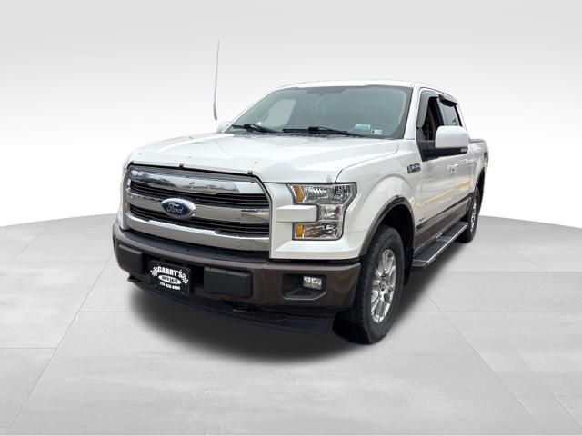White 2017 Ford F-150 Lariat SuperCrew 4WD Pickup Truck Four-Wheel Drive Automatic