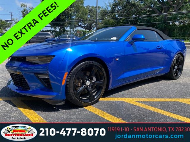 Hyper Blue Metallic 2017 Chevrolet Camaro Convertible Rear-Wheel Drive 8-Speed Automatic