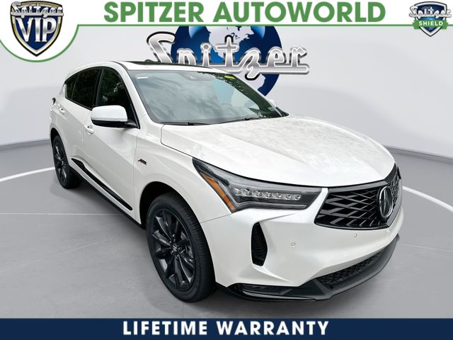 2026 Acura RDX A-Spec Package Silver at Spitzer Acura