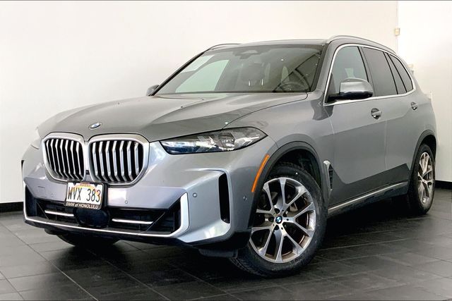 Gray Metallic 2024 BMW X5 sDrive40i RWD SUV / Crossover Rear-Wheel Drive 8-Speed Automatic
