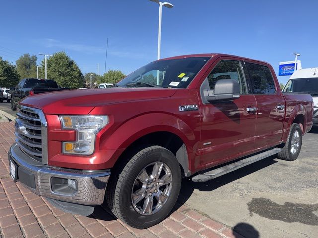 Ruby Red Metallic 2016 Ford F-150 XLT SuperCrew Pickup Truck 4X2 6-Speed Automatic