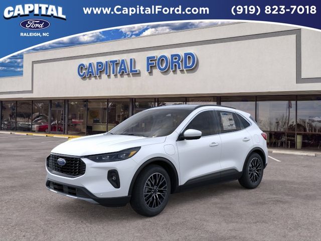 White Metallic 2025 Ford Escape Hybrid Plug-in SUV / Crossover Front-Wheel Drive Continuously Variable Transmission