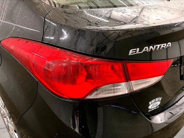 2013 Hyundai Elantra GLS Black at Klick Lewis Buick Chevrolet