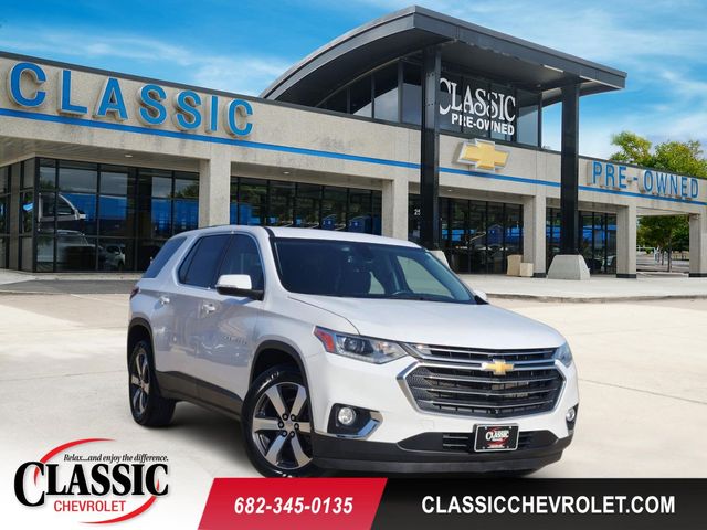 Summit White 2021 Chevrolet Traverse SUV / Crossover Front-Wheel Drive 9-Speed Automatic