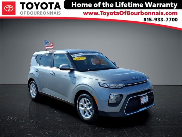 Steel Gray 2022 Kia Soul LX FWD SUV / Crossover Front-Wheel Drive Continuously Variable Transmission