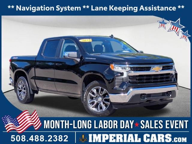 Black 2023 Chevrolet Silverado 1500 Pickup Truck Four-Wheel Drive 8-Speed Automatic