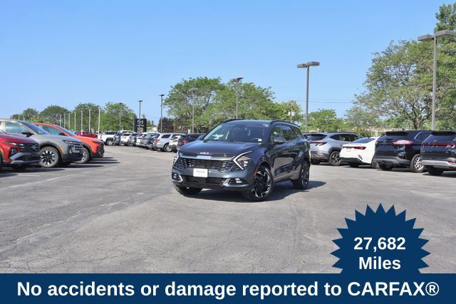 Gravity Gray 2025 Kia Sportage SUV / Crossover All-Wheel Drive 8-Speed Automatic