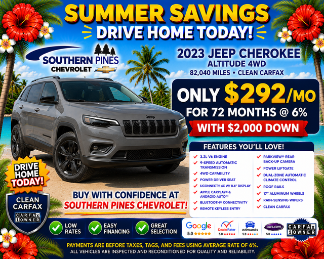 Used 2023 Jeep Cherokee SUV