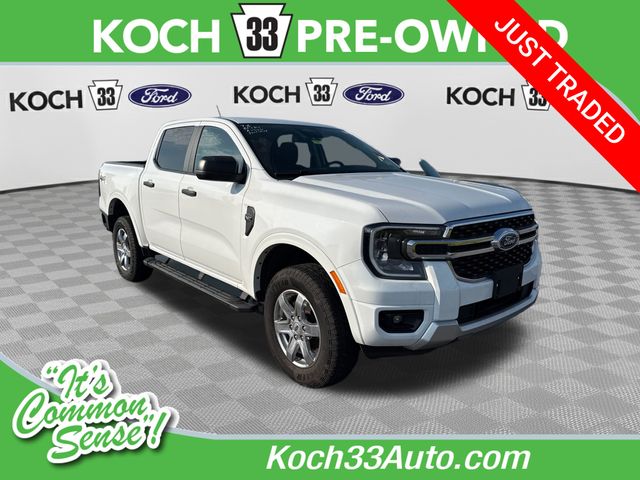 Oxford White 2025 Ford Ranger Pickup Truck Four-Wheel Drive Automatic