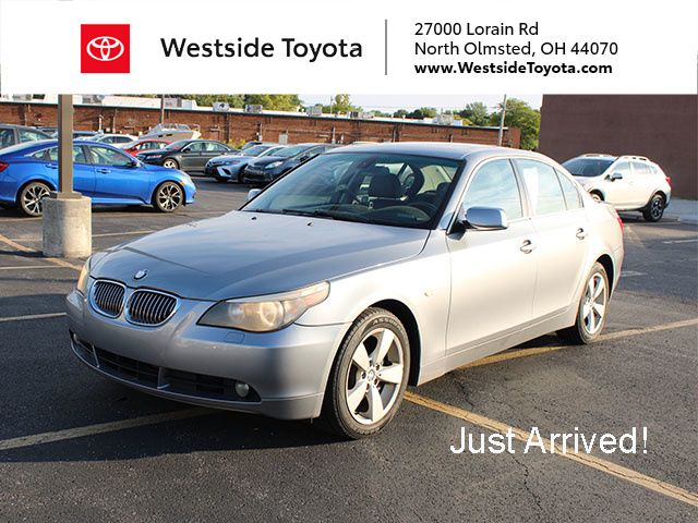 Black 2006 BMW 5 Series Sedan All-Wheel Drive 6-Speed Automatic