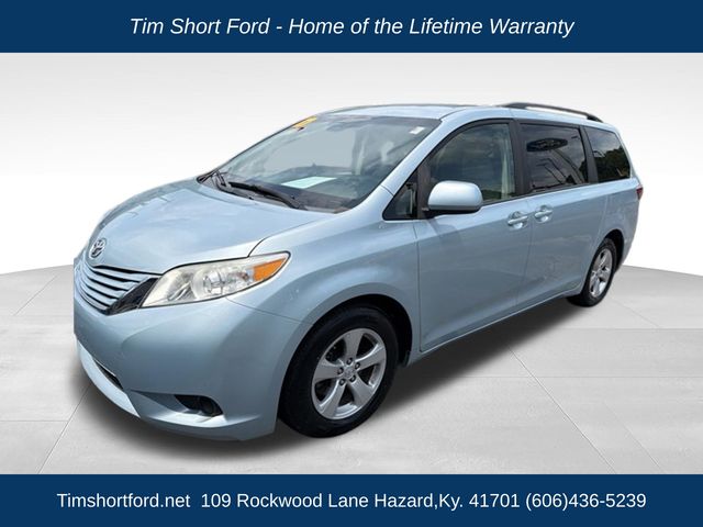 Sky Blue Pearl 2017 Toyota Sienna Minivan Front-Wheel Drive 8-Speed Automatic