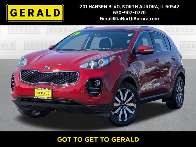 Hyper Red 2019 Kia Sportage EX AWD SUV / Crossover All-Wheel Drive 6-Speed Automatic Overdrive
