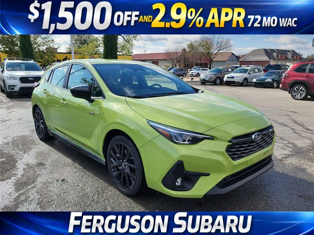 Citron Yellow Pearl 2026 Subaru Impreza RS AWD Wagon All-Wheel Drive Continuously Variable Transmission