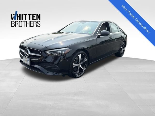 Black 2025 Mercedes-Benz C-Class Sedan All-Wheel Drive 9-Speed Automatic