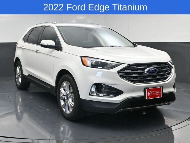 2022 Ford Edge Titanium White at Legacy Ford