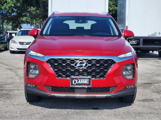 2019 Hyundai Santa Fe SEL Plus Red at DeMontrond Gulf Freeway