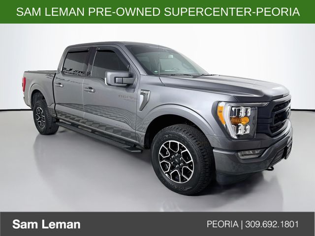 Gray Metallic 2021 Ford F-150 Pickup Truck Four-Wheel Drive Automatic
