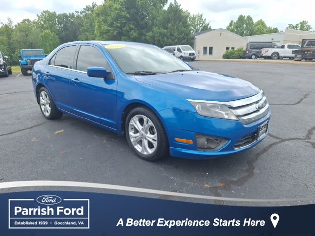 Blue Flame 2012 Ford Fusion Sedan Front-Wheel Drive 6-Speed Automatic