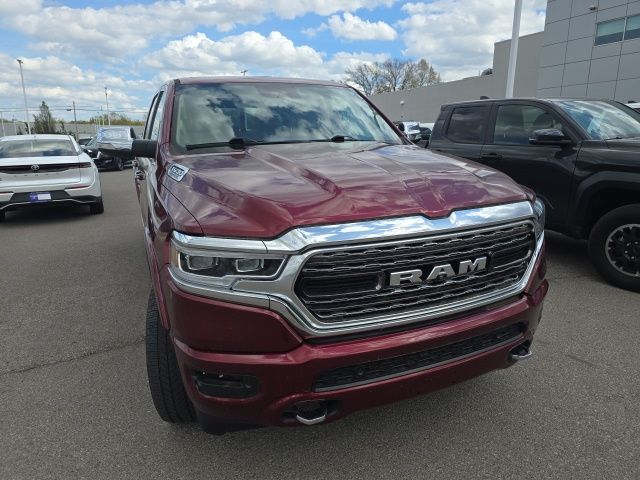 Delmonico Red Pearlcoat 2020 RAM 1500 Limited Crew Cab 4WD Pickup Truck Four-Wheel Drive 8-Speed Automatic