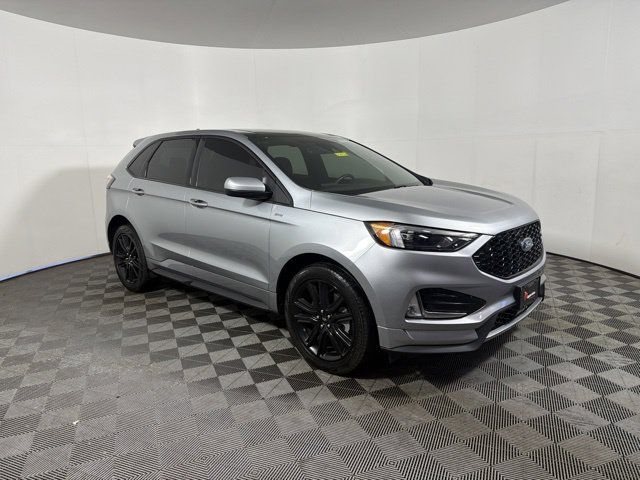 Silver Metallic 2024 Ford Edge SUV / Crossover All-Wheel Drive 8-Speed Automatic