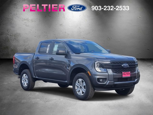 Carbonized Gray Metallic 2025 Ford Ranger XL SuperCrew 4WD Pickup Truck Four-Wheel Drive Automatic