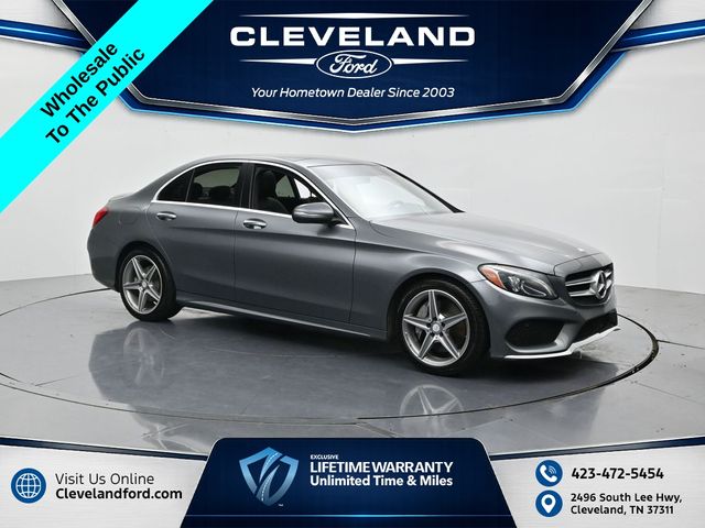 Iridium Silver Metallic 2017 Mercedes-Benz C-Class Sedan All-Wheel Drive 7-Speed Automatic