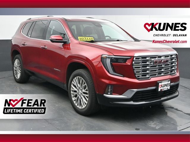 Volcanic Red Tintcoat 2024 GMC Acadia Denali FWD SUV / Crossover Front-Wheel Drive 8-Speed Automatic
