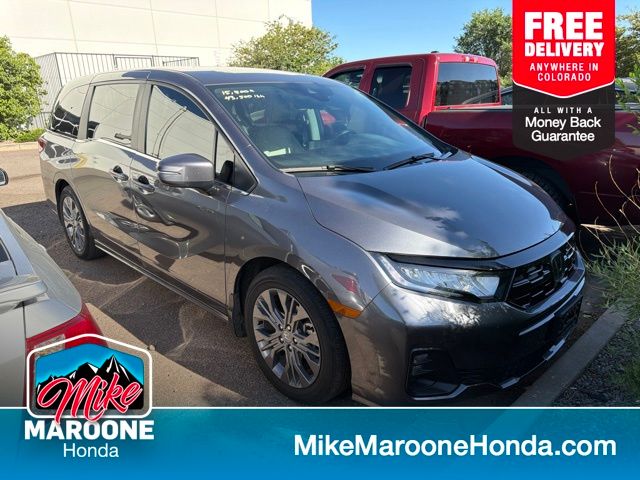Gray (Modern Steel) 2025 Honda Odyssey Touring FWD Minivan Front-Wheel Drive Automatic