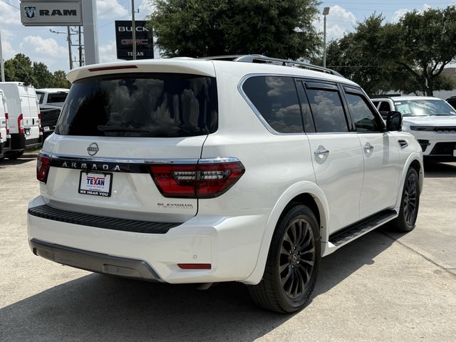 2024 Nissan Armada Platinum White at EAG Ford Navasota