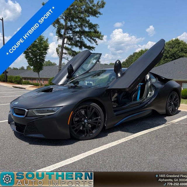 Gray Metallic 2016 BMW i8 Coupe All-Wheel Drive 6-Speed Automatic