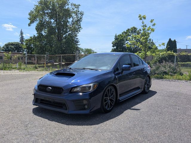Lapis Blue 2018 Subaru WRX Premium Sedan All-Wheel Drive Continuously Variable Transmission