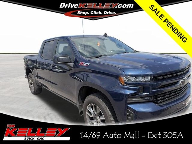 Northsky Blue Metallic 2021 Chevrolet Silverado 1500 Pickup Truck Four-Wheel Drive 8-Speed Automatic