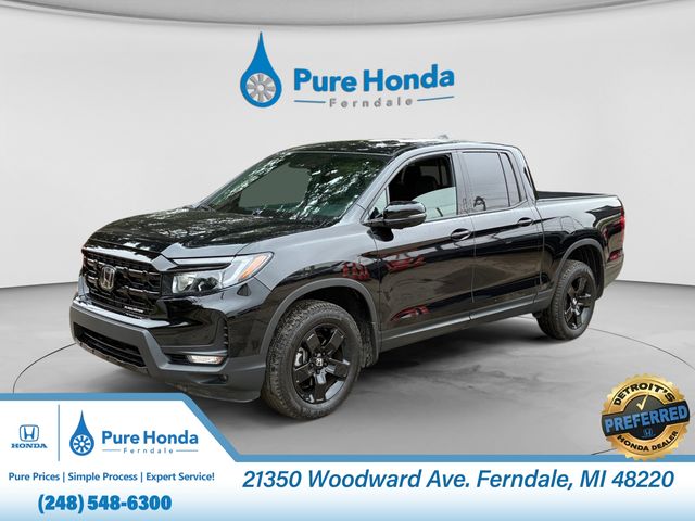 Crystal Black Pearl 2026 Honda Ridgeline Pickup Truck All-Wheel Drive 9-Speed Automatic