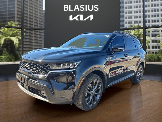 Ebony Black 2023 Kia Sorento X-Line EX AWD SUV / Crossover All-Wheel Drive 8-Speed Dual Clutch