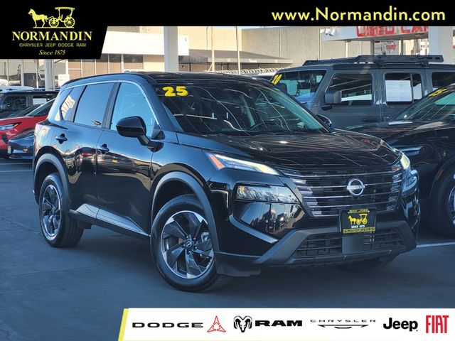 Super Black 2025 Nissan Rogue SUV / Crossover All-Wheel Drive Continuously Variable Transmission