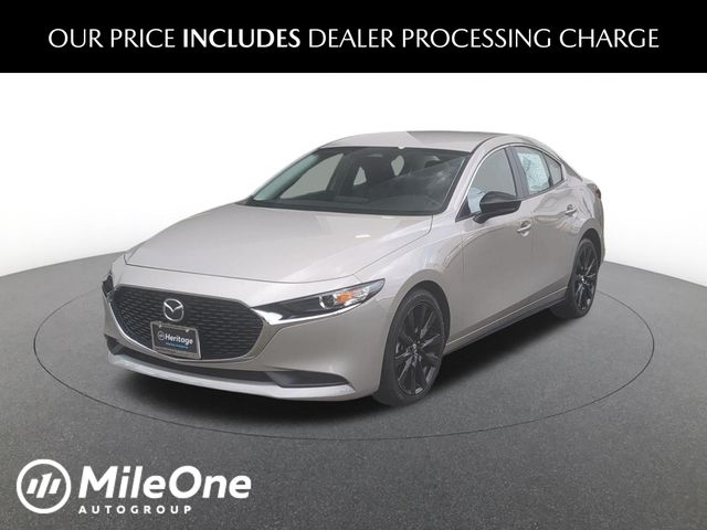 Gray (Platinum Quartz Metallic) 2025 Mazda MAZDA3 Sedan Front-Wheel Drive 6-Speed Automatic
